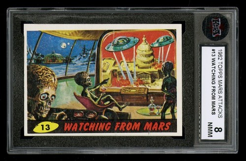 1962 Topps Mars Attacks #13 Watching from Mars — KSA 8