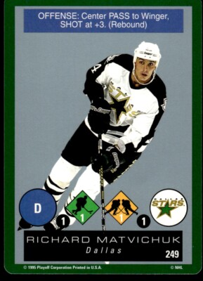 1995 Playoff One on Challenge #249 Richard Matvichuk - Dallas Stars