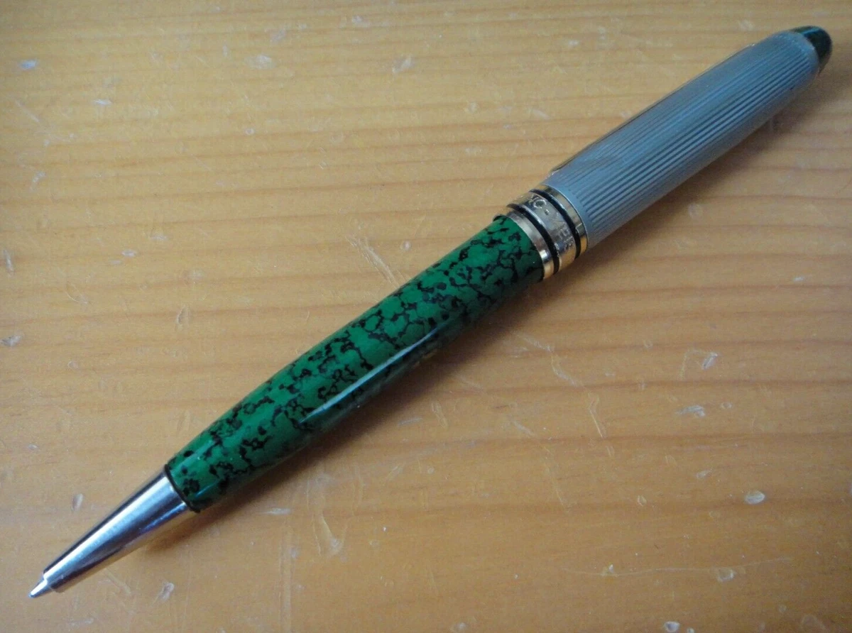 MONTBLANC Meisterstuck Marble Effect Green Resin Ballpoint Pen eBay