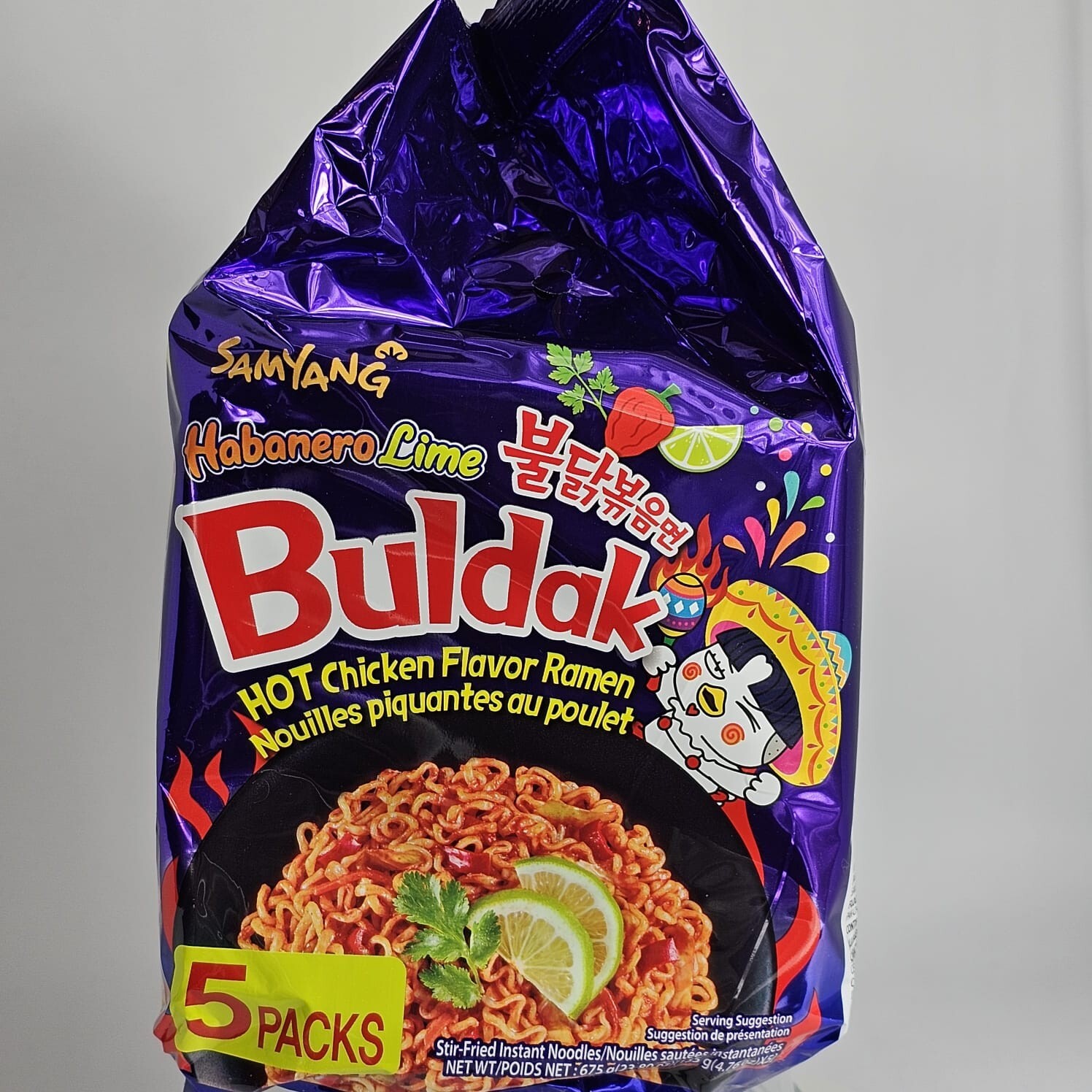 Samyang Buldak Spicy Ramen Noodles HABANERO LIME (5*135g) HALAL eBay