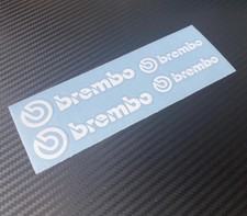 4 Brembo Decals Stickers Vinyl Caliper Brake ...