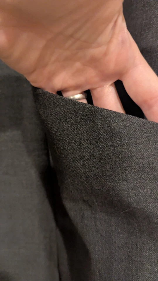 Vintage Karl Lagerfeld Paris Wool Blend Career Pencil Skirt Made in France - Image 4 of 4