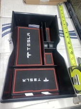 TESSLA Car Tray With Rubber TESLA  Inserts  11 5/8" x 6" x & 3/4