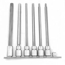 Sk Tools 19728 Extra Long Socket Bit Set 38 In Drive