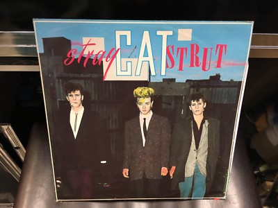 The Stray Cats Stray Cat Strut + 3 live 12'' EP Arista 1983 SCAT 123 VG+