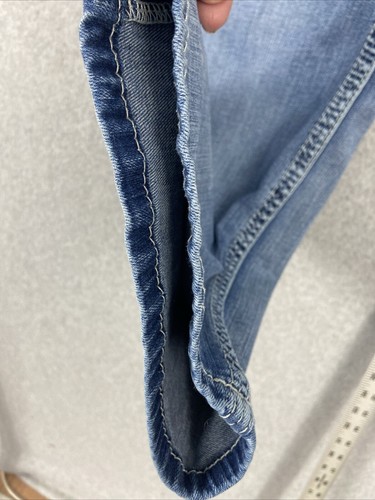 BKE Mens Jeans 34 XL Blue Denim Bootleg Western Extra Long Medium Wash - 第 6/8 張圖片