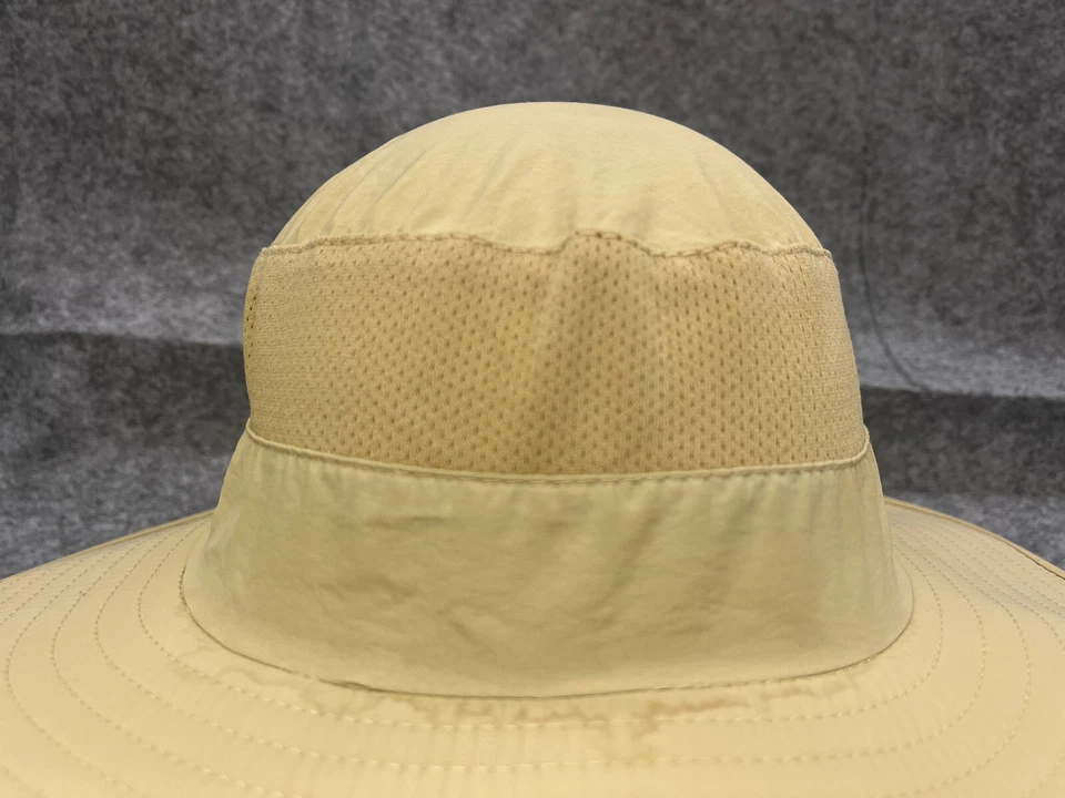 Sombrero para el Sol Adulto Talla Única Beige Malla de Poliéster Desmontable Cuello Solapa Peces Caza Campamento Foto 2 de 4