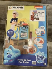 Blue's Clues Wooden Kitchen Cooking-Up-Clues with Handy Dandy Notebook  More