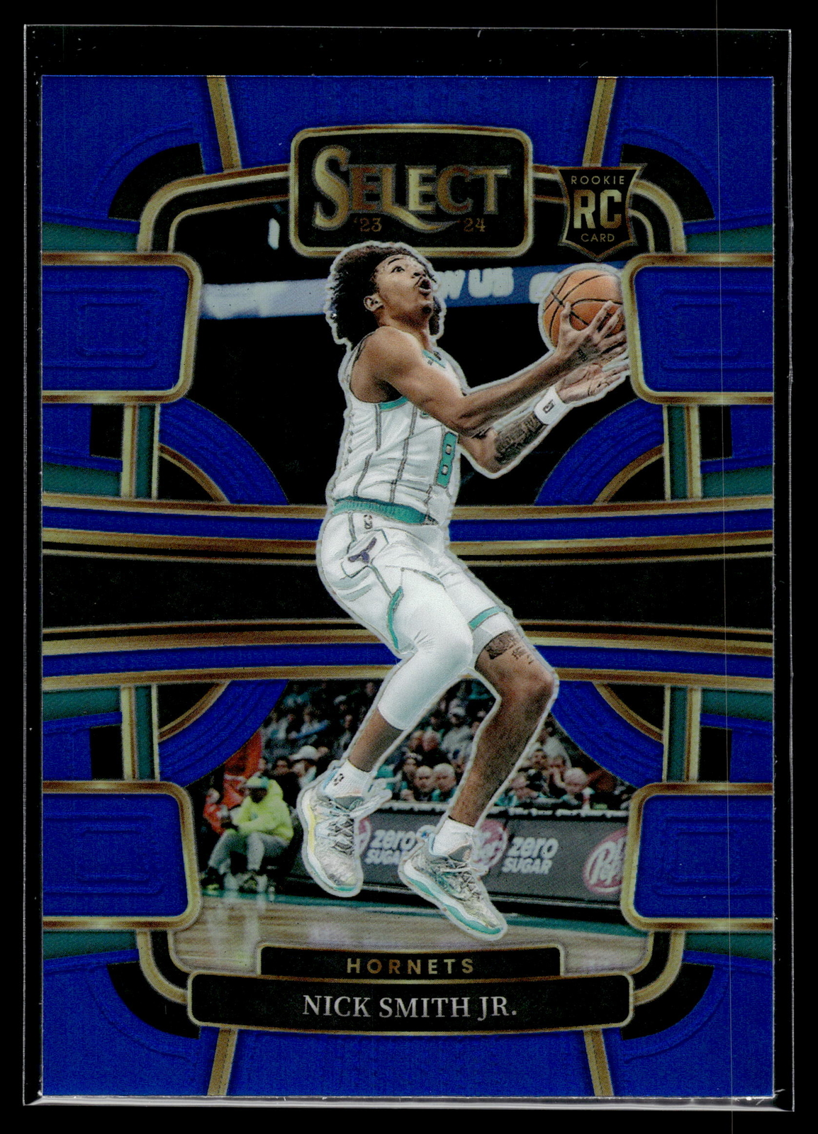 Nick Smith Jr. 2023-24 Panini Select Blue Silver Prizm Card #89