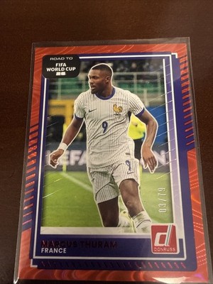 Marcus Thuram 2025-26 Panini Donruss Road to World Cup Base Optic Red /79