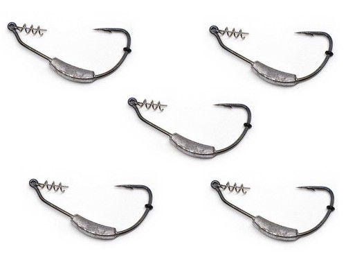 Harmony Fishing - Razor Series Weighted Swimbait Hooks (5 Pack) - Picture 1 of 8
