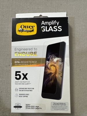 Otter Box Amplify Glass Endure 5x Anti-Scratch Glass iphone 2021 L (Brand New)