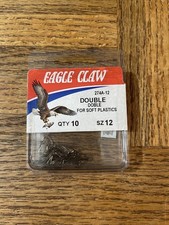 Eagle Claw Double Hook Size 12 ( Qty 10 ) - G...