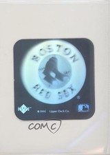 1990 Upper Deck Team Logo Hologram Inserts Boston Red Sox #BOS 0l2