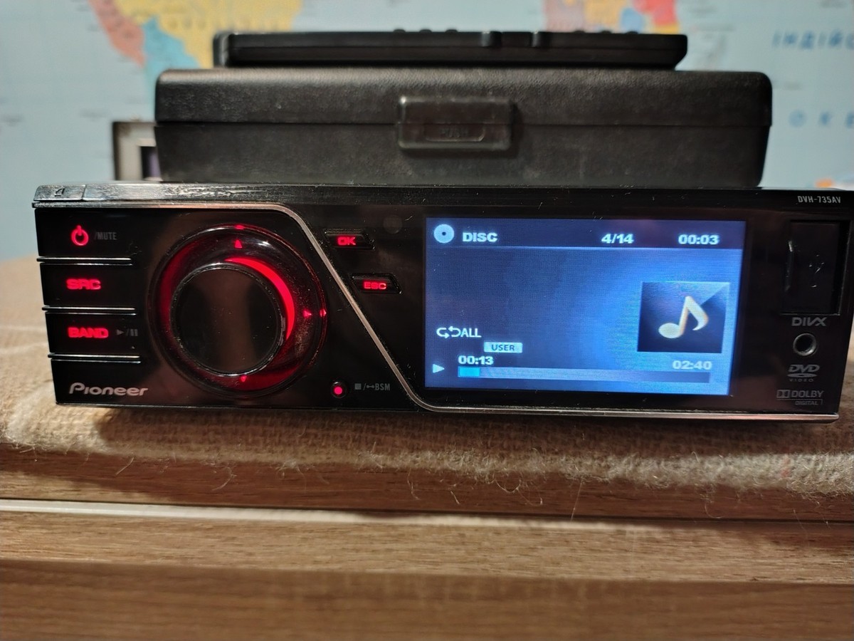 Pioneer DVH-735AV - Car Stereo Mobile Media Station Fully Working