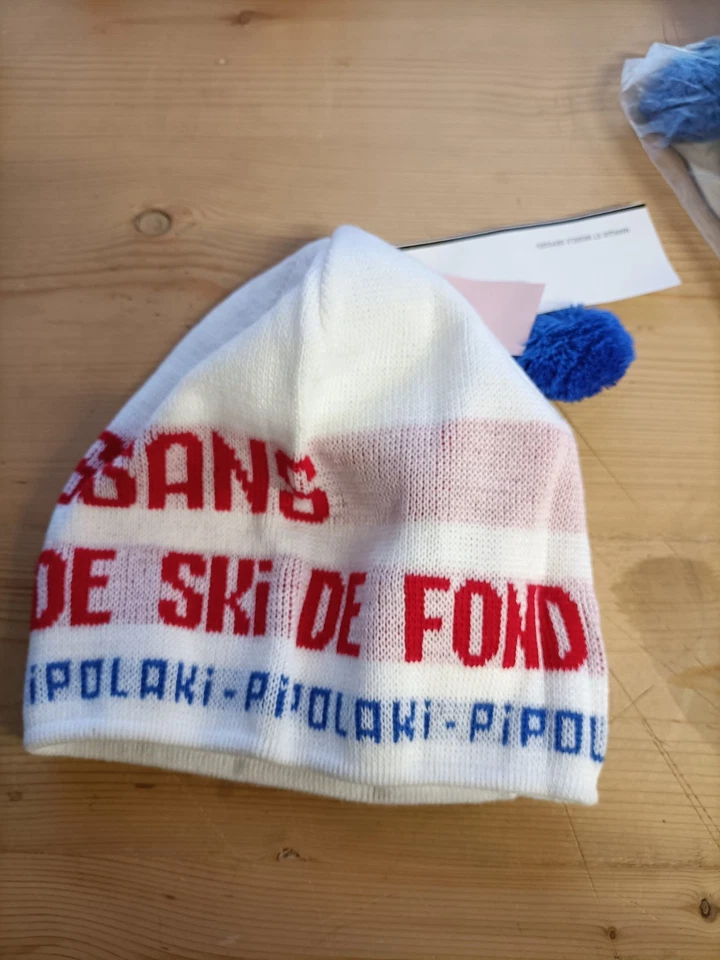 BONNET PIPOLAKI MARATHON SKI DE FOND BESSANS DANS LES ALPES /NEUF MADE IN FRANCE - Photo 3/4