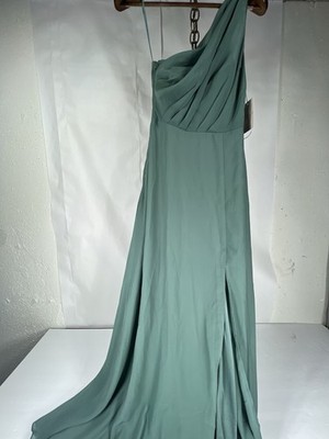 Birdy Grey Kira Bridesmaid Dress Green Size XS  with Slit Women
