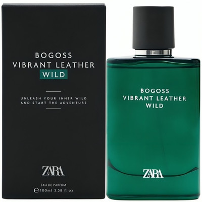 Zara Bogoss Vibrant Leather Wild Cologne for Men EDP 100 ML (3.38