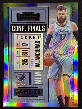 2020-21 Panini Contenders #98 Jonas Valanciunas Conference Finals Ticket #/75