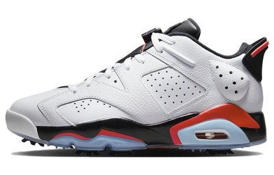 Size 7 - Air Jordan 6 Retro Golf Low White Infrared for sale