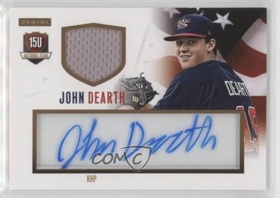 2014 Panini USA Baseball Box Set Signature Jerseys 81/99 John Dearth Auto 0a2