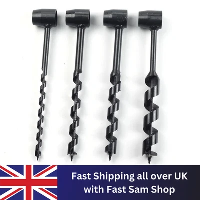 Bushcraft Hand Drill Carbon Steel Manual Auger Drill Manual Survival Drill Bit