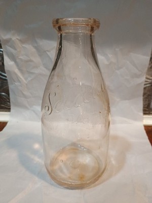 Selected Dairies Embossed Quart Milk Winston-Salem