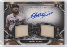 2021 Museum Collection Single-Player Dual Relic 42/255 Starling Marte Auto hn8