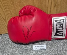 David Haye Signed Boxing Glove - COA - Cruiser & Heavyweight World Champion