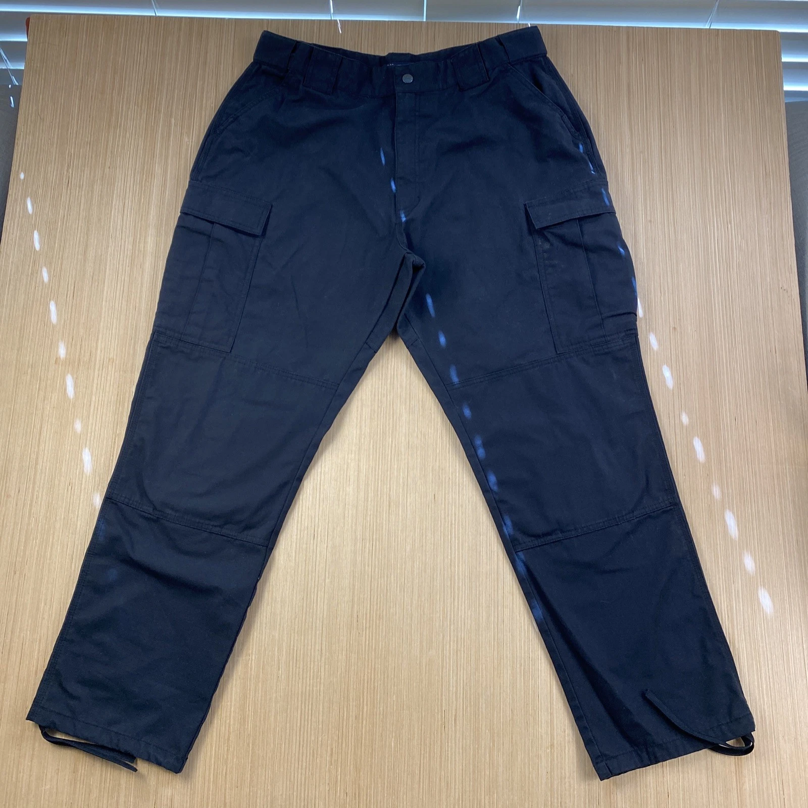 5.11 Tactical Pants Mens XL 39-1/2-43 Black Utility Cargo Ripstop Padded Knees