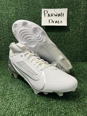 Nike Football Cleats Vapor Edge Pro 360 2 White Silver Mens Size 12.5 DA5456-102