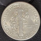 1942 P Mercury Dime  Nice Higher Grade AU/BU