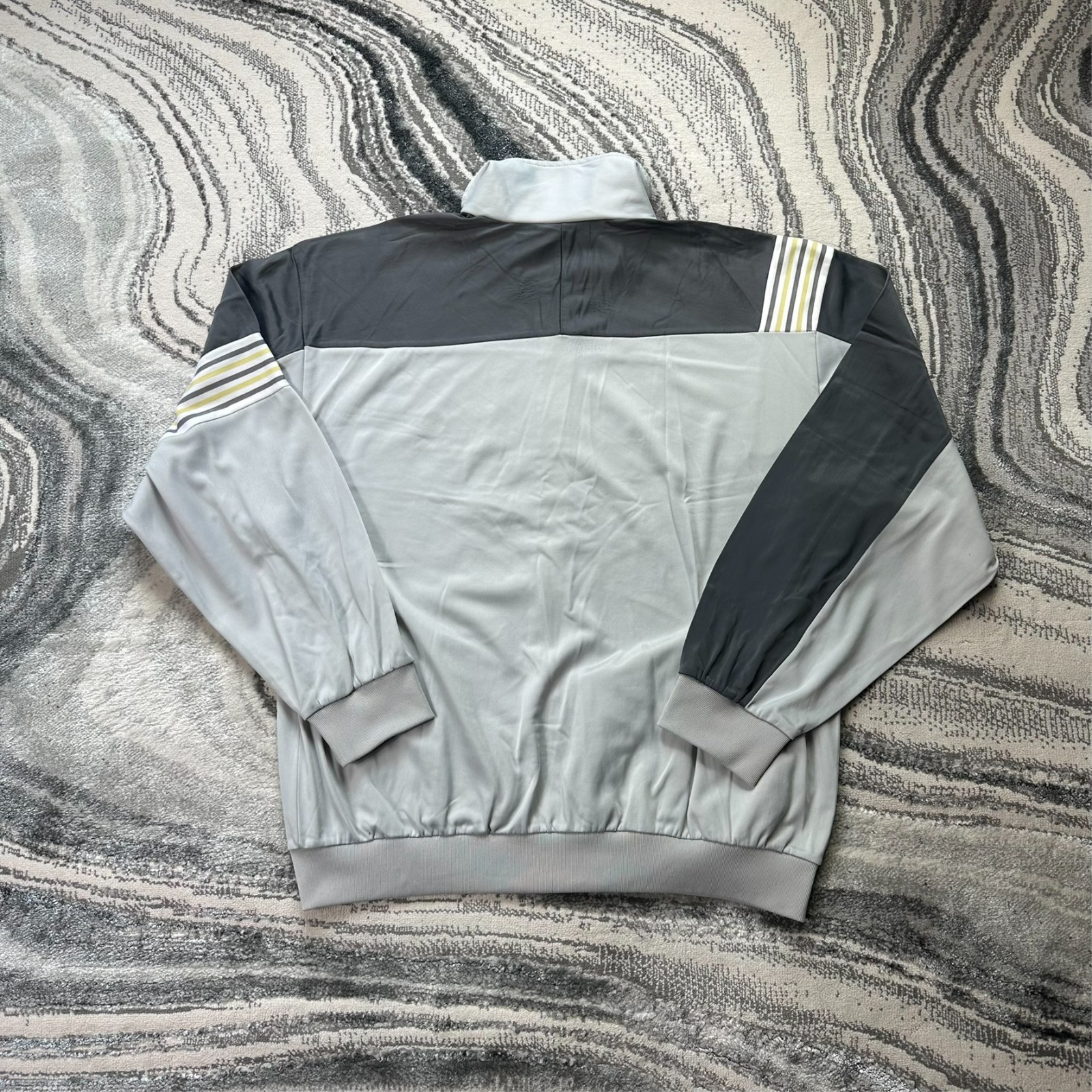 VTG Sergio Tacchini 90's Grey Size 54 / Oversized XL Funnel Neck Track Jacket image 7