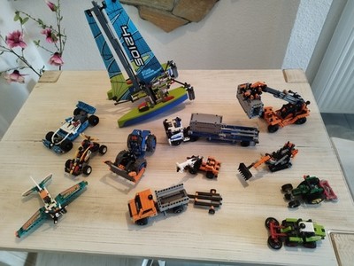 Lego Technic, Polizeiauto, Buggy, Traktor, Boot, Flieger, Bagger, LKW, Bulldozer