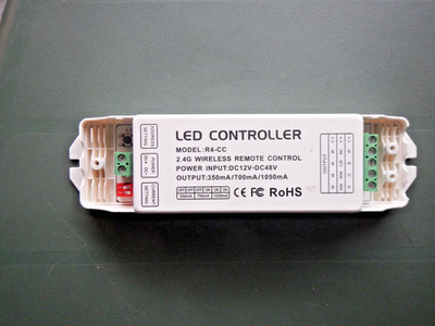 LTECH R4-CC LED RGBW Strip Controller Dimmer 2.4G 12V-48V T-PWM 350/700/1050mA