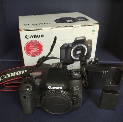 Digitalkamera Canon EOS 760D 24.2MP / WiFi / Full HD Video DSLR Top Zustand