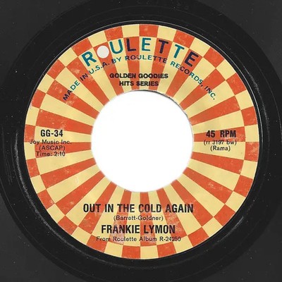 Frankie Lymon I Want You To Be My Girl / Out In The Cold Again Roulette