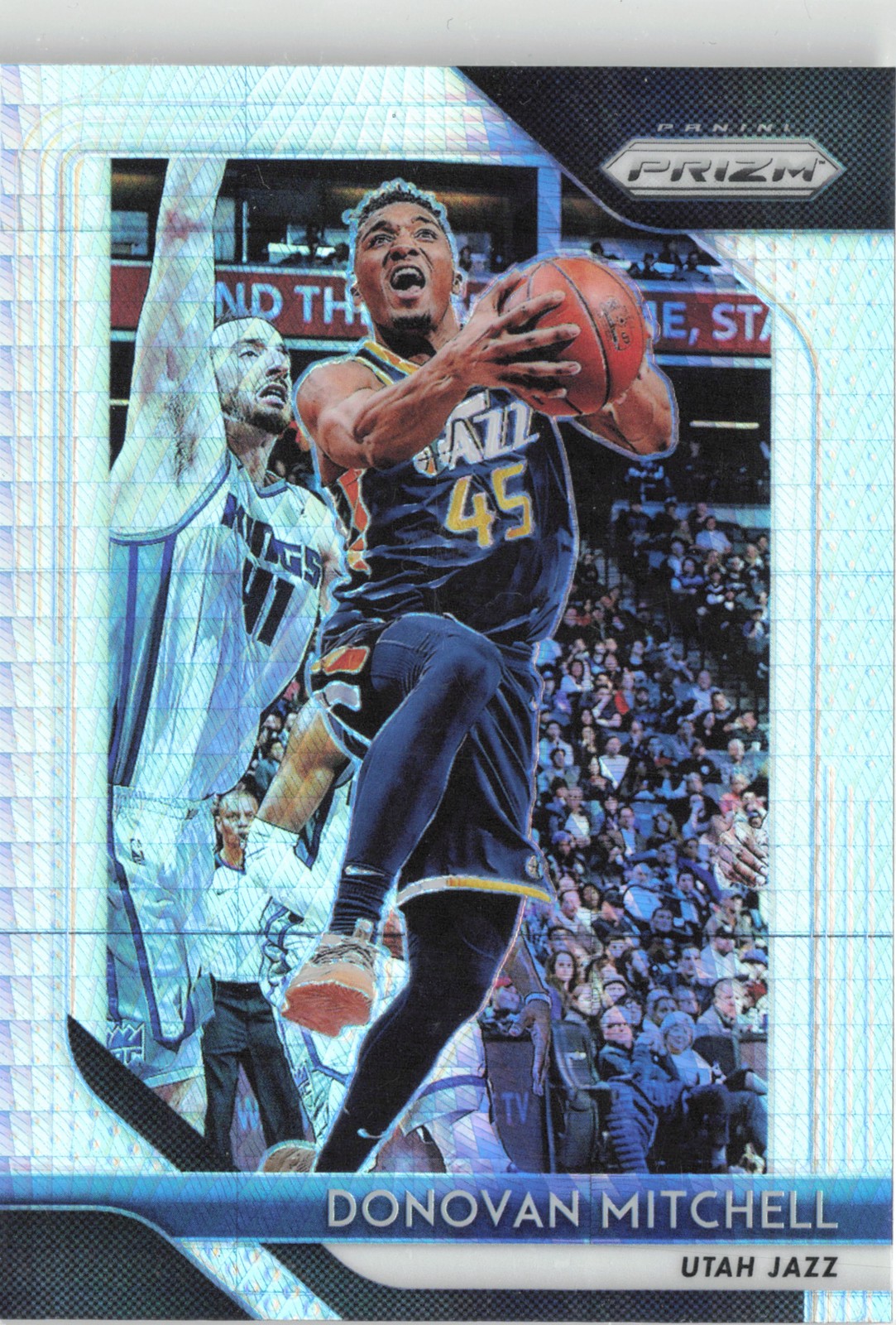 2018-19 Panini Prizm #143 Donovan Mitchell Prizms Hyper