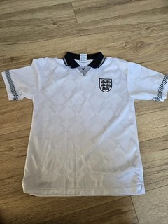 England 1990 1992 Score Draw Home Football Shirt Men's Medium VGC