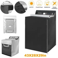 Washing Machine Top Dust Cover Laundry Washer/Dryer Dustproof Waterproof Protect