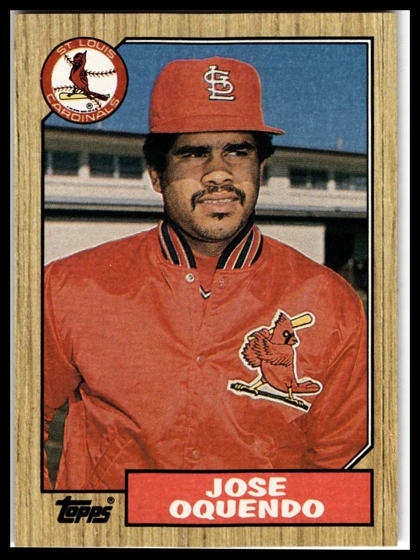 1987 Topps #133 Jose Oquendo