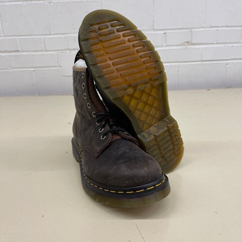 DR. MARTENS 1460 Antique Pull Up Long Napped Suede Boots Men's Size 8 - Picture 7 of 15