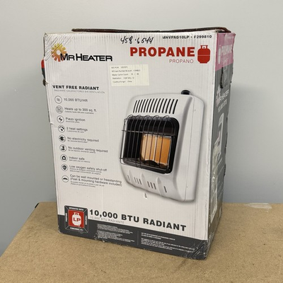 #ad Mr. Heater F299810 10000BTU Vent Free Radiant Propane Heater New Open Box $149.99