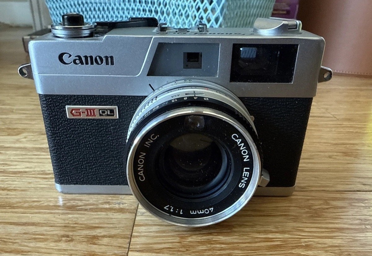 Canon Canonet QL17 G-Ⅲ G3 40mm f1.7 Canon Canonet QL17 GIII G3 40mm f1.7 Rangefinder Camera From