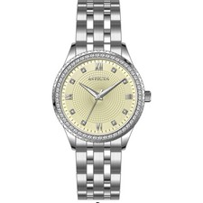 Reloj Invicta Hombre Especialidad Esfera Blanca Plata Acero Pulsera Cristal 69217