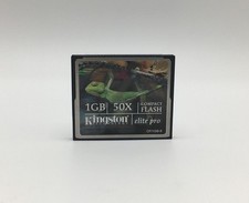 Kingston Elite Pro 50x Speed 1GB Compact Flash Memory Card CF/1GB-S 