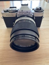 Minolta XD11 35mm SLR Camera Soligor MC 100mm f/2 Lens