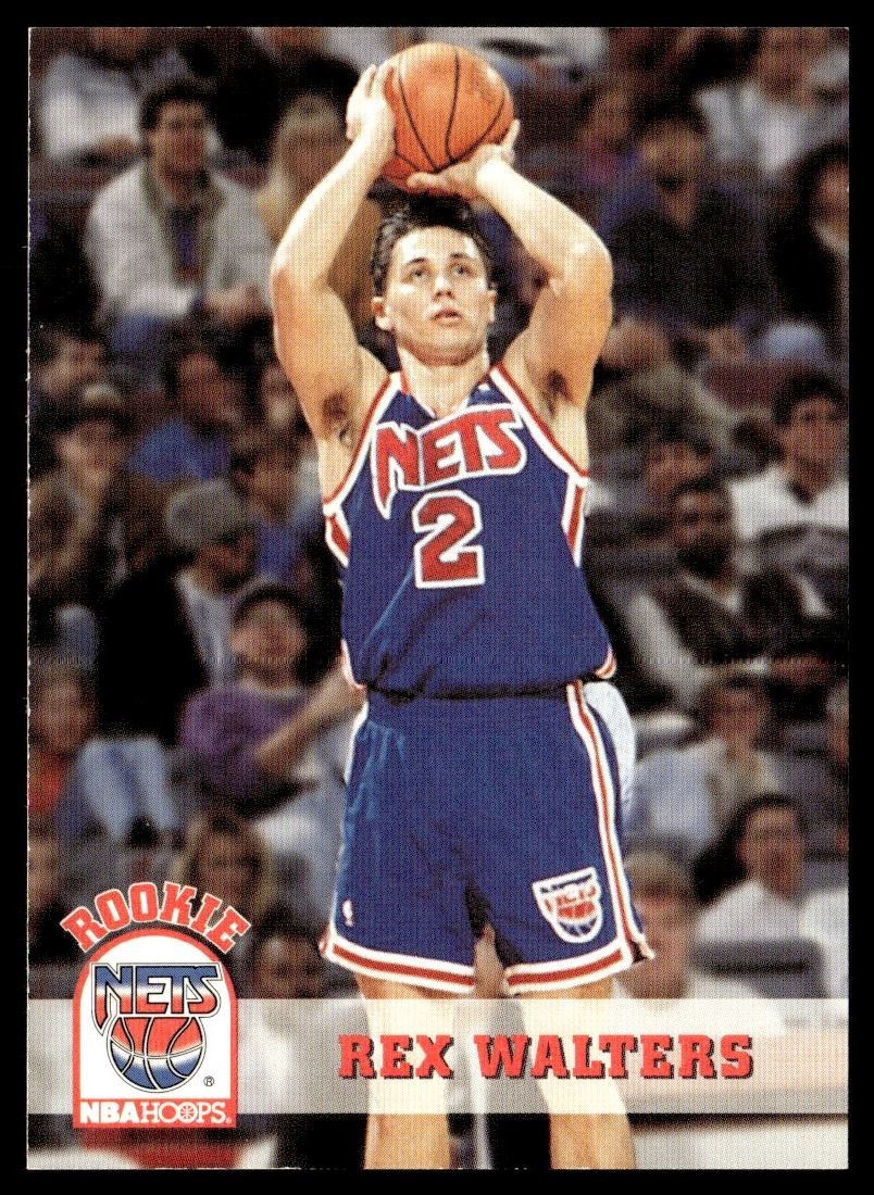 1993-94 Hoops Rex Walters Rookie New Jersey Nets #374