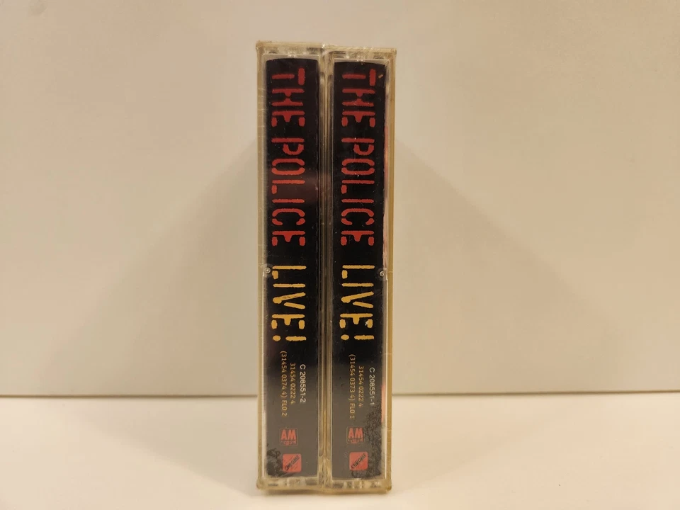 The Police Live Cassette Tapes 2 Tape Collection Sting SEALED New 1995 VTG 90s  - Image 2 of 3