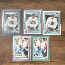 Donruss Optic Borregales Rated Rookie Patriots Moon Press Proof Oilers Lot (5 C…